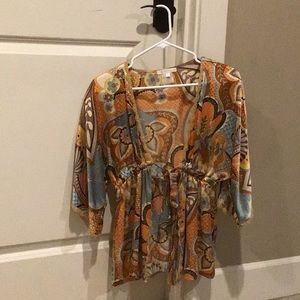 Vintage silk kimono